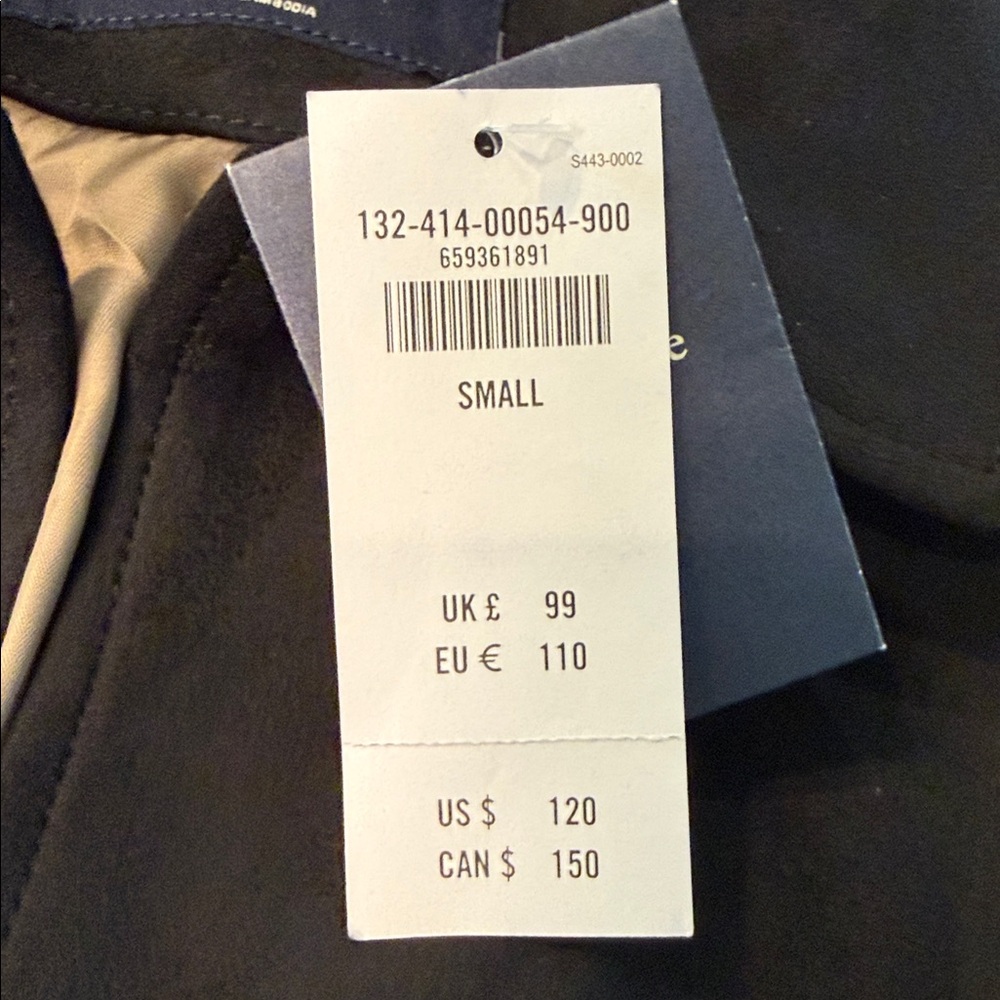 Abercrombie & Fitch Black Faux Suede Cropped Jacket - Picture 3 of 10